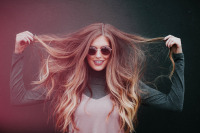 smiling woman portrait